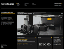 Tablet Screenshot of capeclarke.com